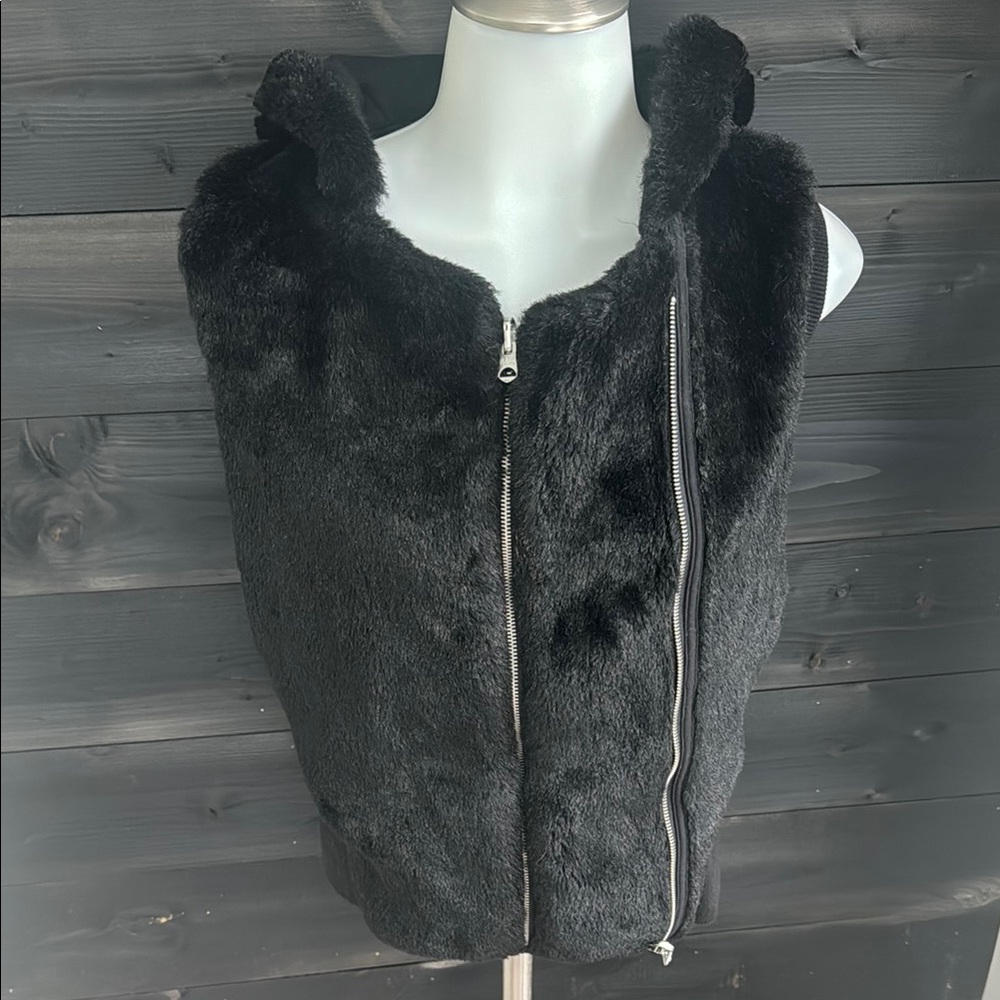 Armani Exchange Reversible Faux Fur‎ Vest